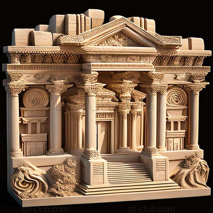 3D model Beit Shean in Israel (STL)